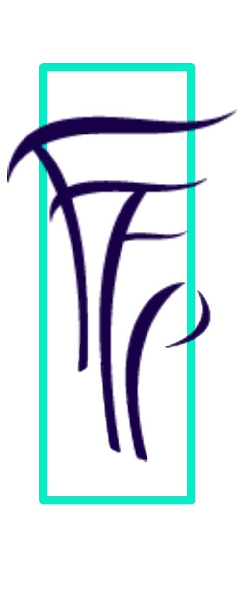 Logo de la Fédération Française de Psychogénéalogie représentant les lettres FFP entremêlées